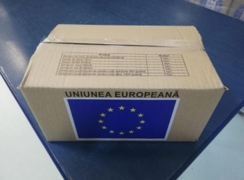 Primăria Galați a început distribuirea pachetelor pentru nevoiași de la Uniunea Europeană