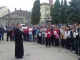 Protest spontan la Cîmpeni, în Munţii Apuseni, împotriva proiectului Roşia Montană