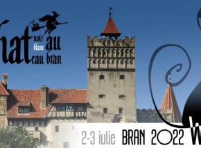 Expoziția mondială de pisici de rasă, Chat Noir, Chat Blanc au Chateau Bran, are loc pe 2 și 3 iulie