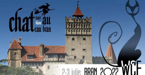 Expoziția mondială de pisici de rasă, Chat Noir, Chat Blanc au Chateau Bran, are loc pe 2 și 3 iulie
